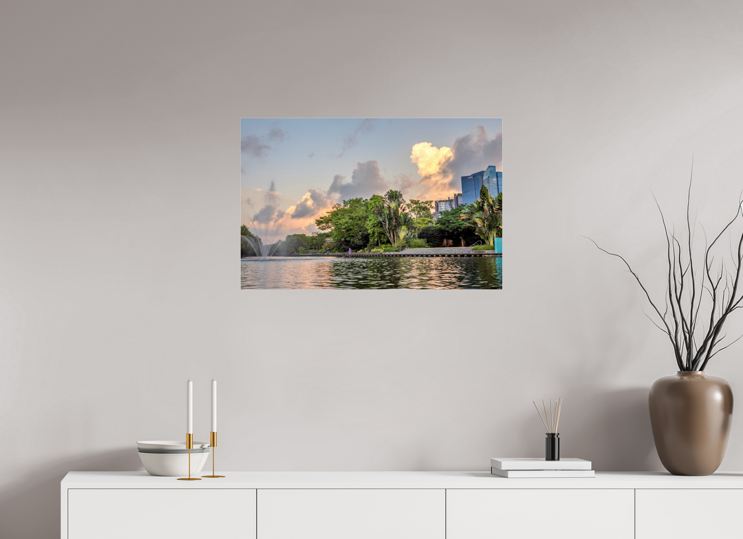 Cloudfire Over the Bay