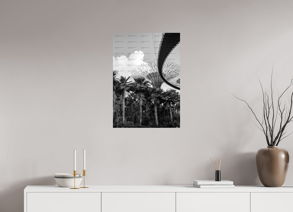 20 x 28.4″, Fine Art Baryta Paper (BW) Branches of Steel